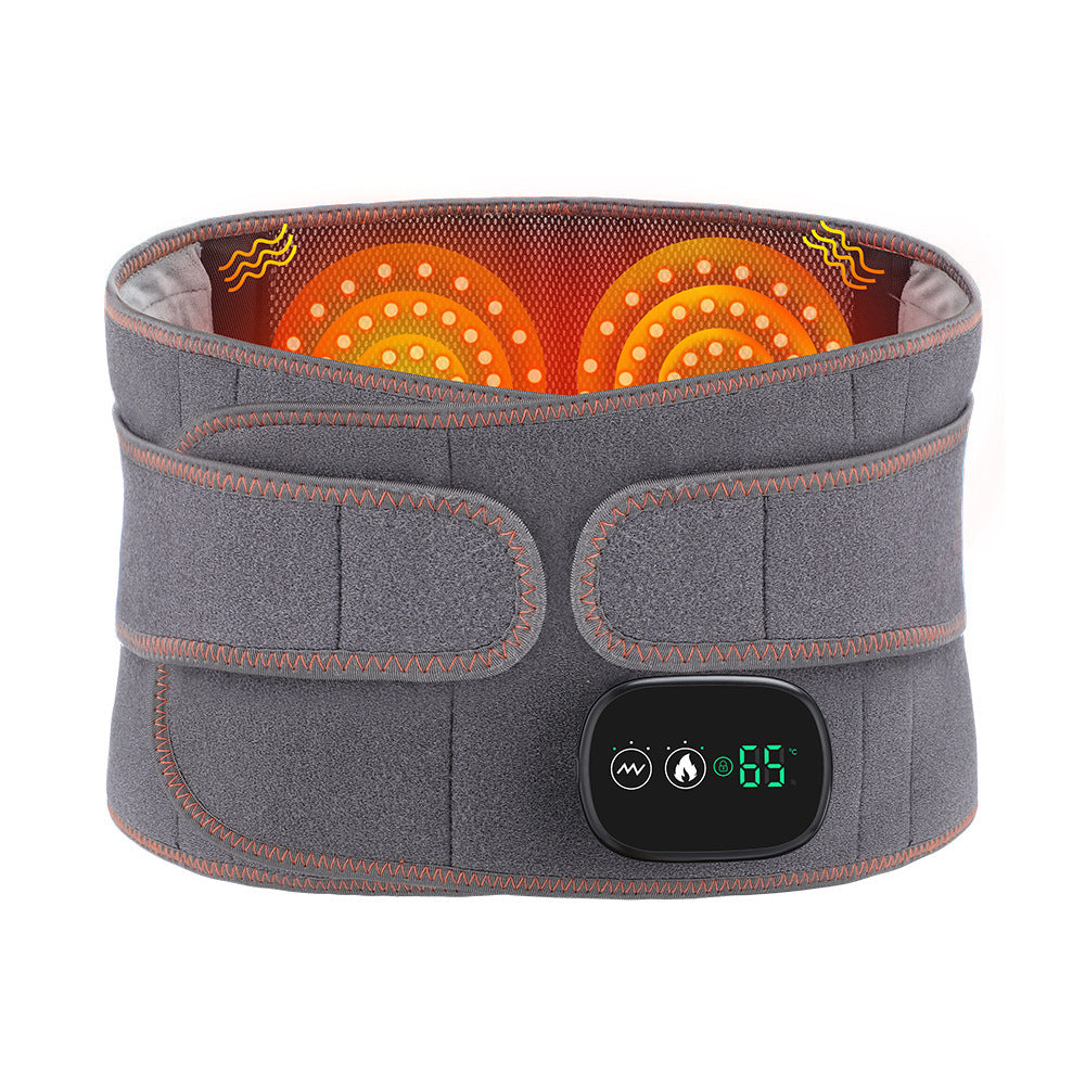 Cross-border New Product Electric Heating Massage Belt For The Elderly Red Light Physiotherapy Heating Warm Belt Hot Compress Massage Belt
