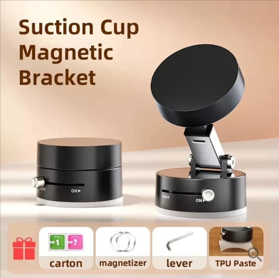 Car Holder Navigation Glass Wall Multifunctional Vacuum Suction Cup Portable Magnetic Desktop Mobile Phone Holder Universal