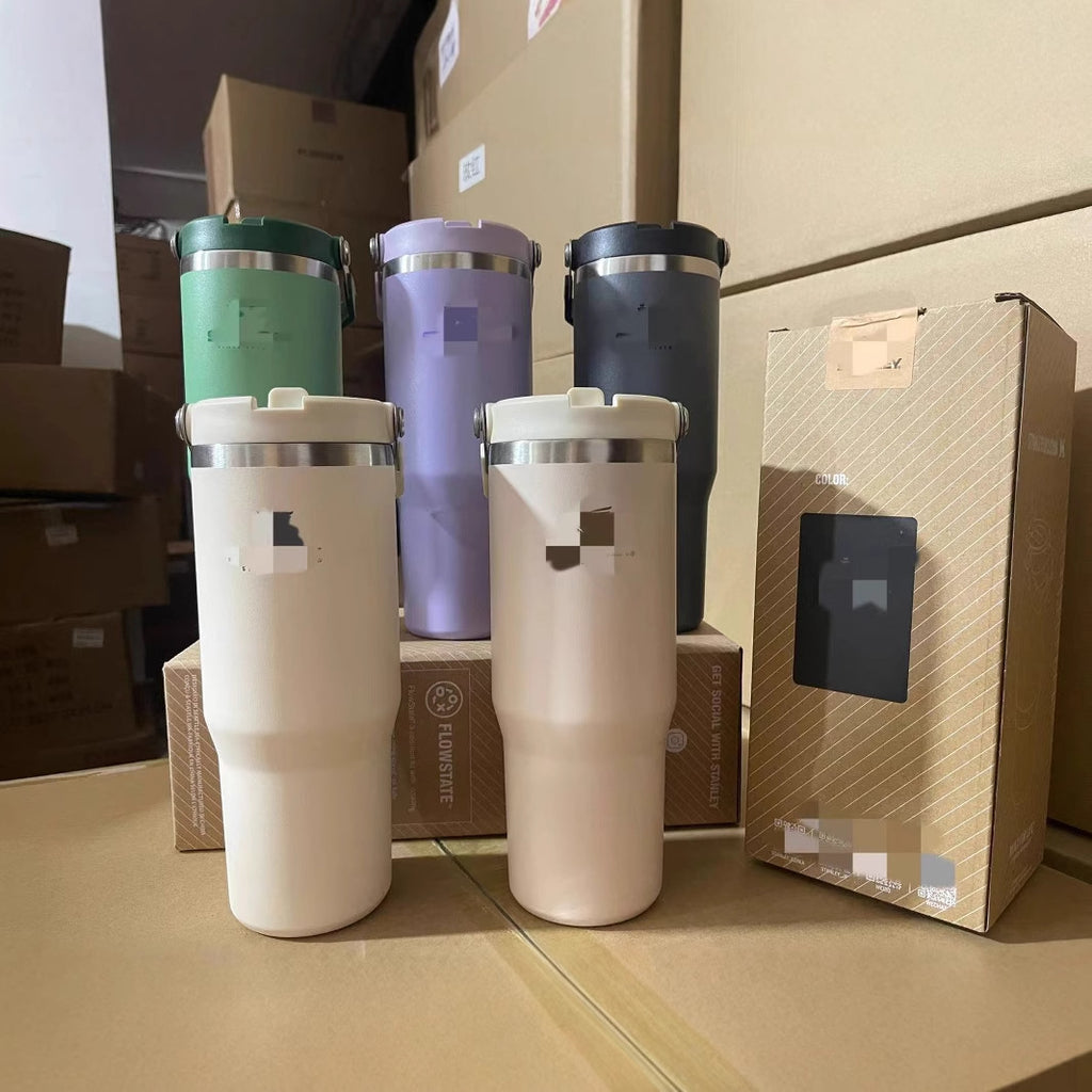 Cross-border 304 Stainless Steel Stanley Stanley Mug Amazon Foreign Trade 30oz Car Cup With Handle